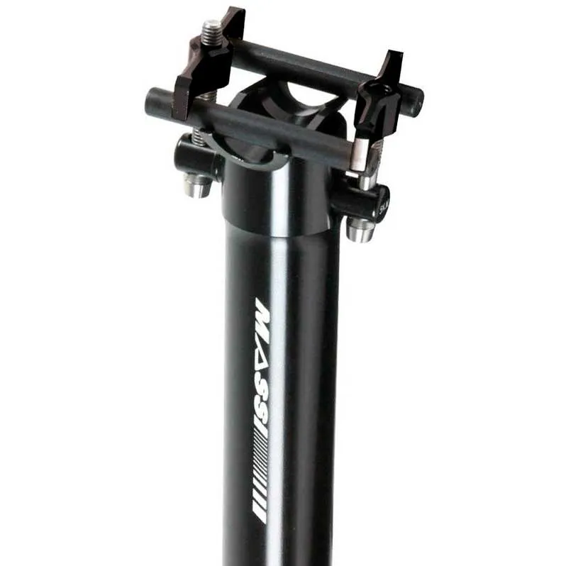MASSI X-lite 31.6x410 Mm Alloy Sadelstolpe, Black, 410mm, 31.6mm