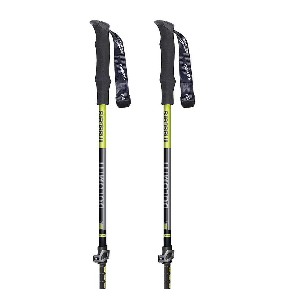 Masters Dolomiti Stavar, Black / lime, 66-130cm