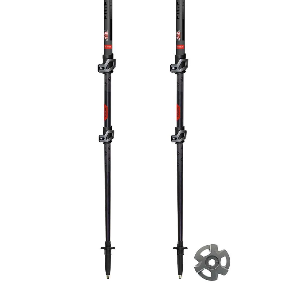 Masters Eiger Calu Stavar, Black / red, 66-135cm
