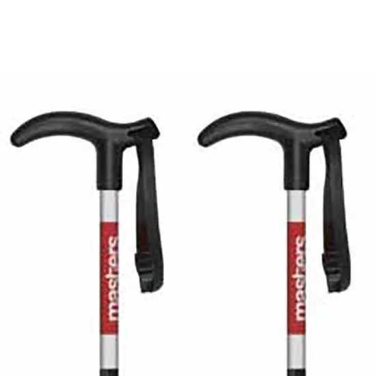 Masters Pocketrek Juniorstavar, Black / white / red, 49-100cm