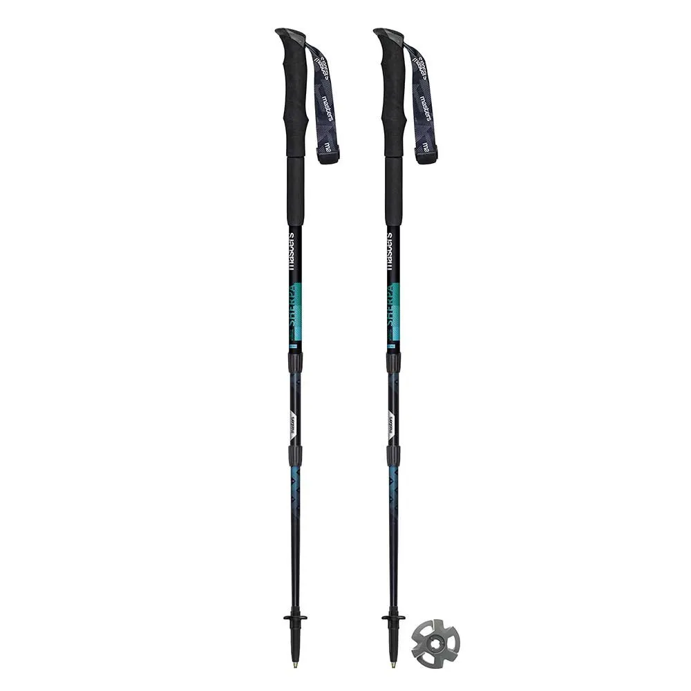Masters Sherpa Stavar, Black / turquoise, 65-140cm