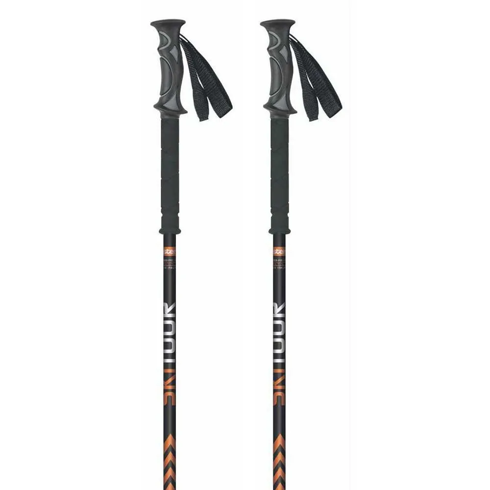 Masters Skitour Stavar, Black / orange, 65-140cm