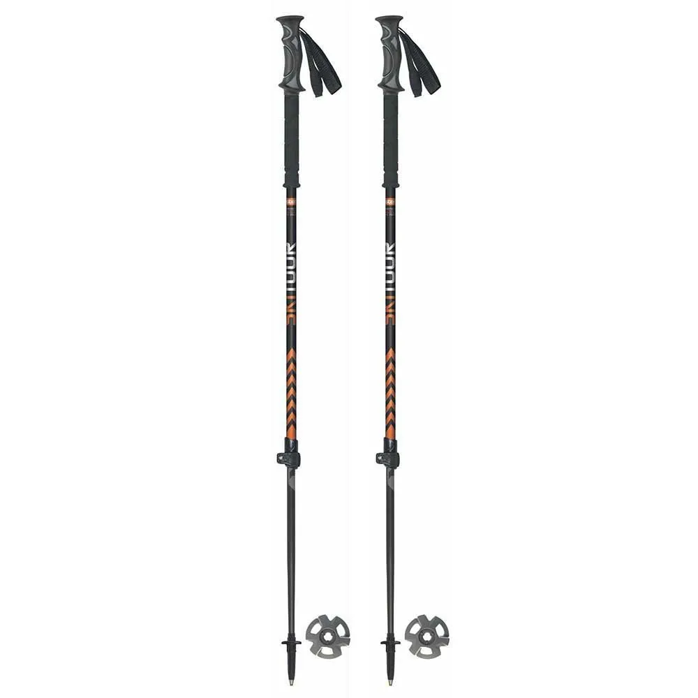 Masters Skitour Stavar, Black / orange, 65-140cm