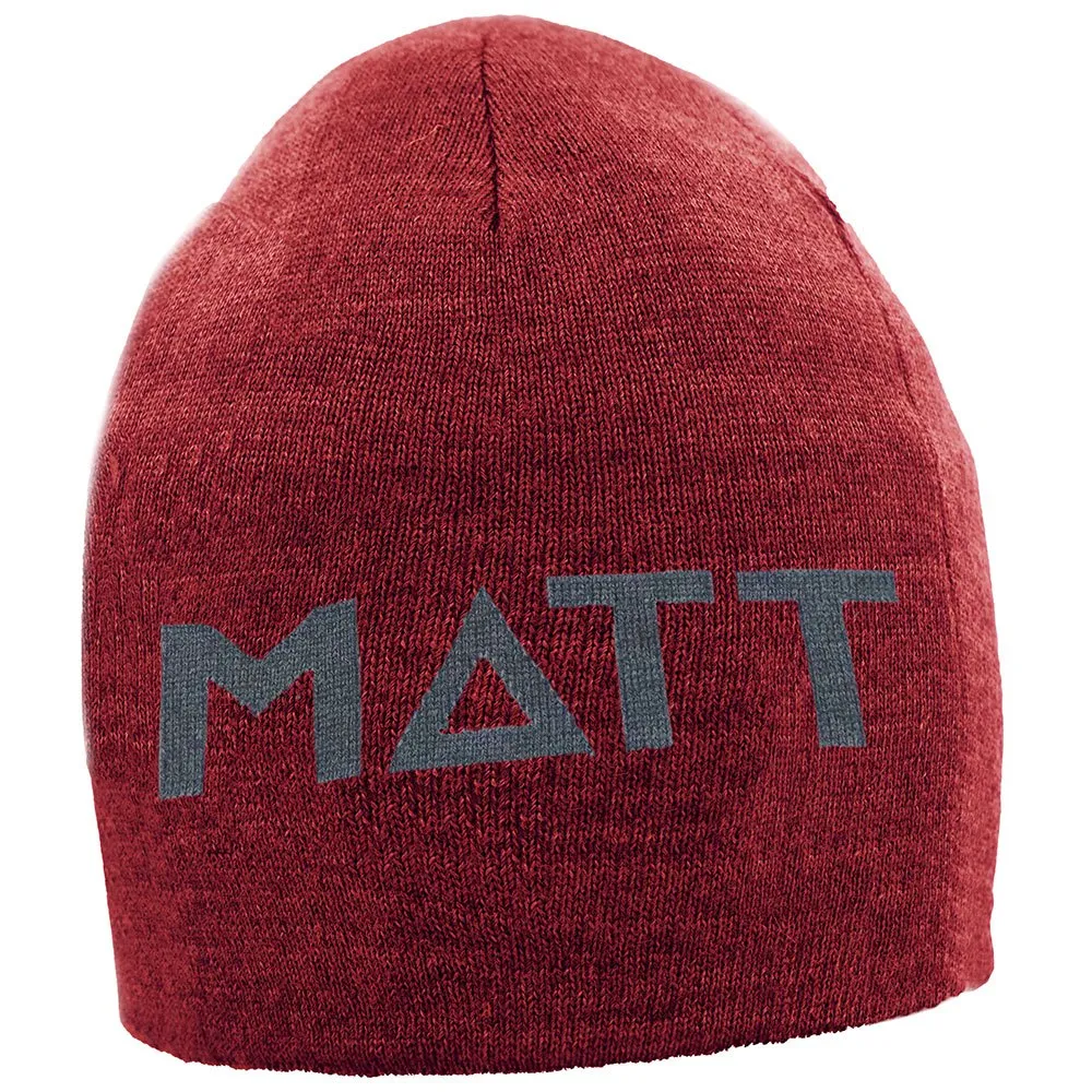 Matt Knit Runwarm Mössa, Bordeaux