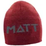Matt Knit Runwarm Mössa, Bordeaux