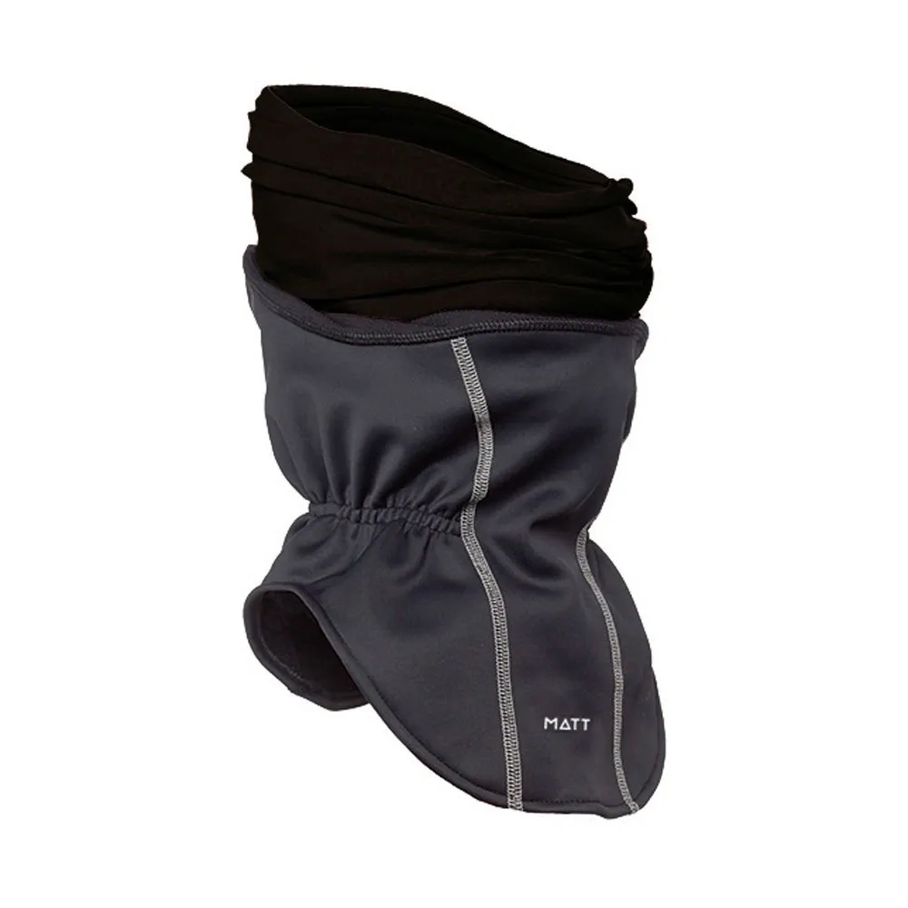 Matt Technical Wind Softshell Halsvärmare, Black Matt Technical Wind Softshell Halsvärmare, Black