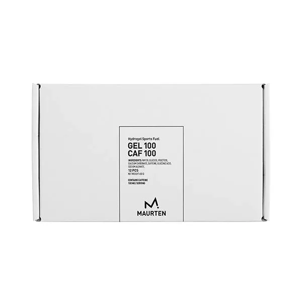Maurten Energy Gel 100 CAFF 40 g Box, Caf, 12 x 40g Maurten Energy Gel 100 CAFF 40 g Box, Caf, 12 x 40g