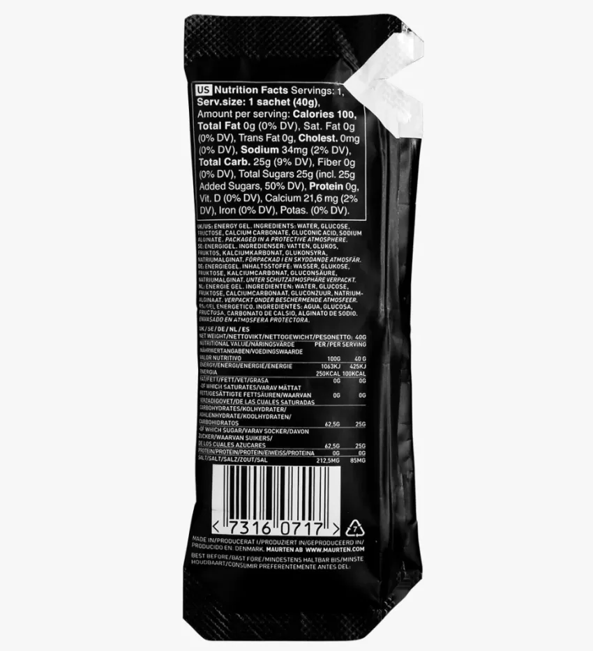 Maurten Gel 100 Energigel Kartong Maurten Gel 100 Energigel Kartong