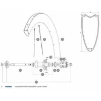 Mavic Aero Cxr 60 C/t Rear Right Eker 10 Enheter Mavic Aero Cxr 60 C/t Rear Right Eker 10 Enheter