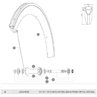 Mavic Aero Cxr Elite Exalith Front Ekrar 9 Enheter Mavic Aero Cxr Elite Exalith Front Ekrar 9 Enheter