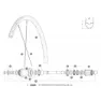 Mavic Aksium Elite Ust Disc 650b Bakre Högra Ekrar 12 Enheter, Black, 273mm