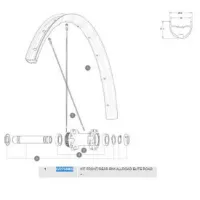 Mavic Allroad Elite Road+ Fälg