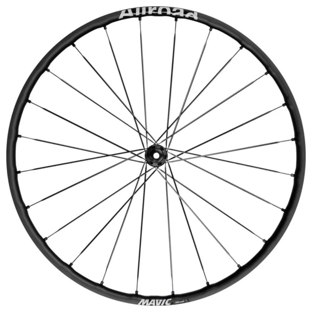 Mavic Allroad Sl Carbon Cl Disc Gravelcykel Framhjul, Black, 12 x 100mm