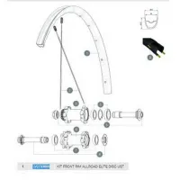 Mavic Allroad Ust Disc 2018 Framfälg Mavic Allroad Ust Disc 2018 Framfälg