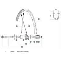Mavic Baknav 609/6001 Lagersats