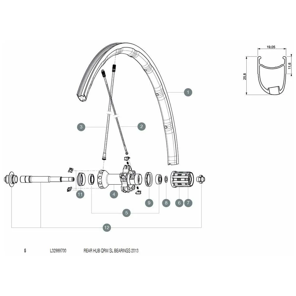 Mavic Baknav 609/6001 Lagersats, Silver / black, 15 x 24 x 5 / 9 x 22 x 7mm Mavic Baknav 609/6001 Lagersats, Silver / black, 15 x 24 x 5 / 9 x 22 x 7mm