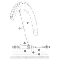 Mavic Comete Pro Carbon Exalith Framhjulsspekarna 12 Enheter
