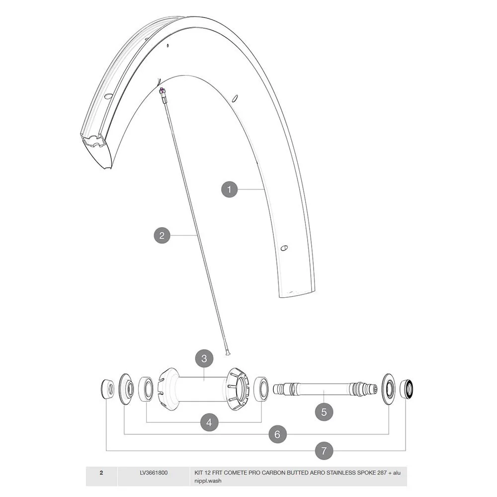Mavic Comete Pro Carbon Exalith Framhjulsspekarna 12 Enheter, Black, 287mm Mavic Comete Pro Carbon Exalith Framhjulsspekarna 12 Enheter, Black, 287mm
