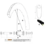 Mavic Comete Pro Carbon Sl Disc Tdf Vänstra Ekrar 12 Enheter, Black, 254mm