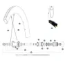 Mavic Comete Pro Carbon Sl T Bakre Vänster Ekrar 10 Enheter, Black, 236mm