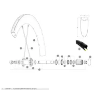 Mavic Comete Pro Carbon Sl Tdf Rear Fälg Mavic Comete Pro Carbon Sl Tdf Rear Fälg