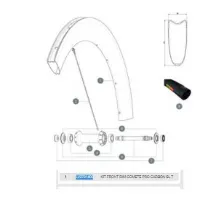 Mavic Comete Pro Carbon Sl Tubular Front Fälg