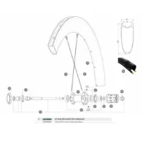 Mavic Comete Pro Carbon Ust Rear Fälg Mavic Comete Pro Carbon Ust Rear Fälg