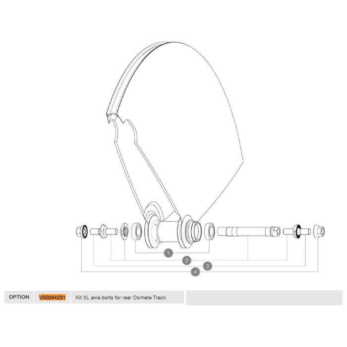 Mavic Comete Track Bultsats, Silver, One Size Mavic Comete Track Bultsats, Silver, One Size