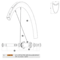 Mavic Cosmic Pro Carbon Sl T Disc Framhjulsspekarna 12 Enheter Mavic Cosmic Pro Carbon Sl T Disc Framhjulsspekarna 12 Enheter