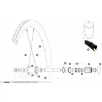 Mavic Cosmic Pro Carbon Sl Ust 20 Rear Fälg Mavic Cosmic Pro Carbon Sl Ust 20 Rear Fälg