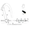 Mavic Cosmic Pro Carbon Sl Ust Bakre Högra Ekrar 12 Enheter, Black, 260mm