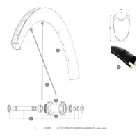 Mavic Cosmic Pro Carbon Ust Disc 650 Framhjulsspekarna 12 Enheter Mavic Cosmic Pro Carbon Ust Disc 650 Framhjulsspekarna 12 Enheter