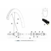 Mavic Cosmic Pro Carbon Ust Disc Rear Fälg Mavic Cosmic Pro Carbon Ust Disc Rear Fälg