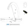 Mavic Cosmic Pro Carbon Ust Tdf Front Fälg, Black, 700 - 28" 18H