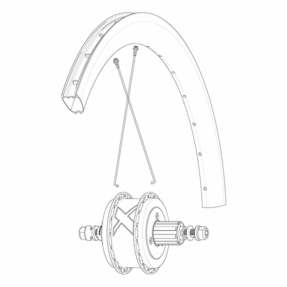 Mavic Cosmic Pro Carbon Ust Ubm Rear Right Eker 16 Enheter, Black, 228mm