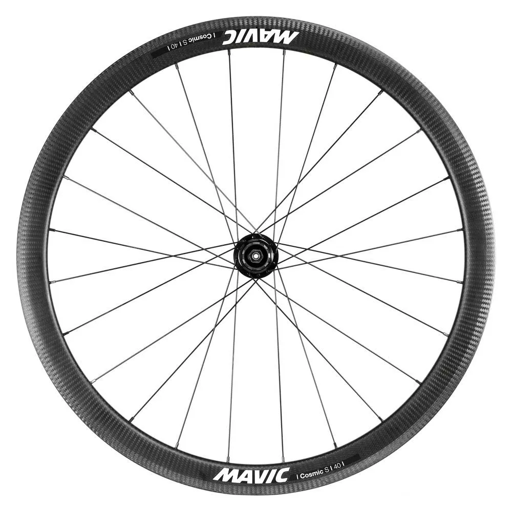 Mavic Cosmic S 40 Qr Tubeless Landsvägscykelns Bakhjul, Black, 9 x 130mm, Shimano HG