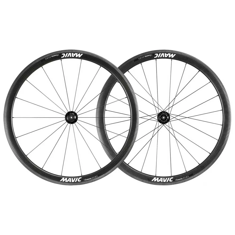 Mavic Cosmic S 40 Qr Tubeless Landsvägshjulset, Black, 9 x 100/9 x 130mm, Shimano HG Mavic Cosmic S 40 Qr Tubeless Landsvägshjulset, Black, 9 x 100/9 x 130mm, Shimano HG