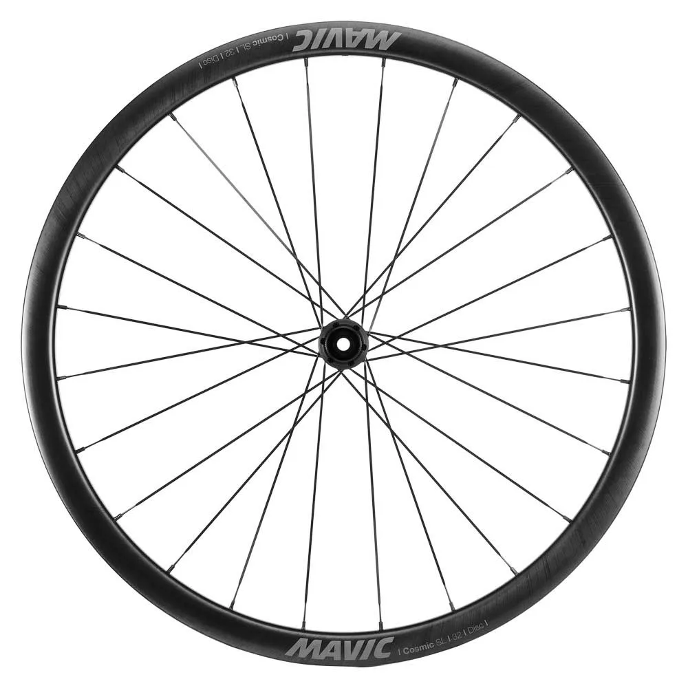 Mavic Cosmic Sl 32 Cl Disc Tubeless Framhjul För Landsvägscykel, Black, 12 x 100mm