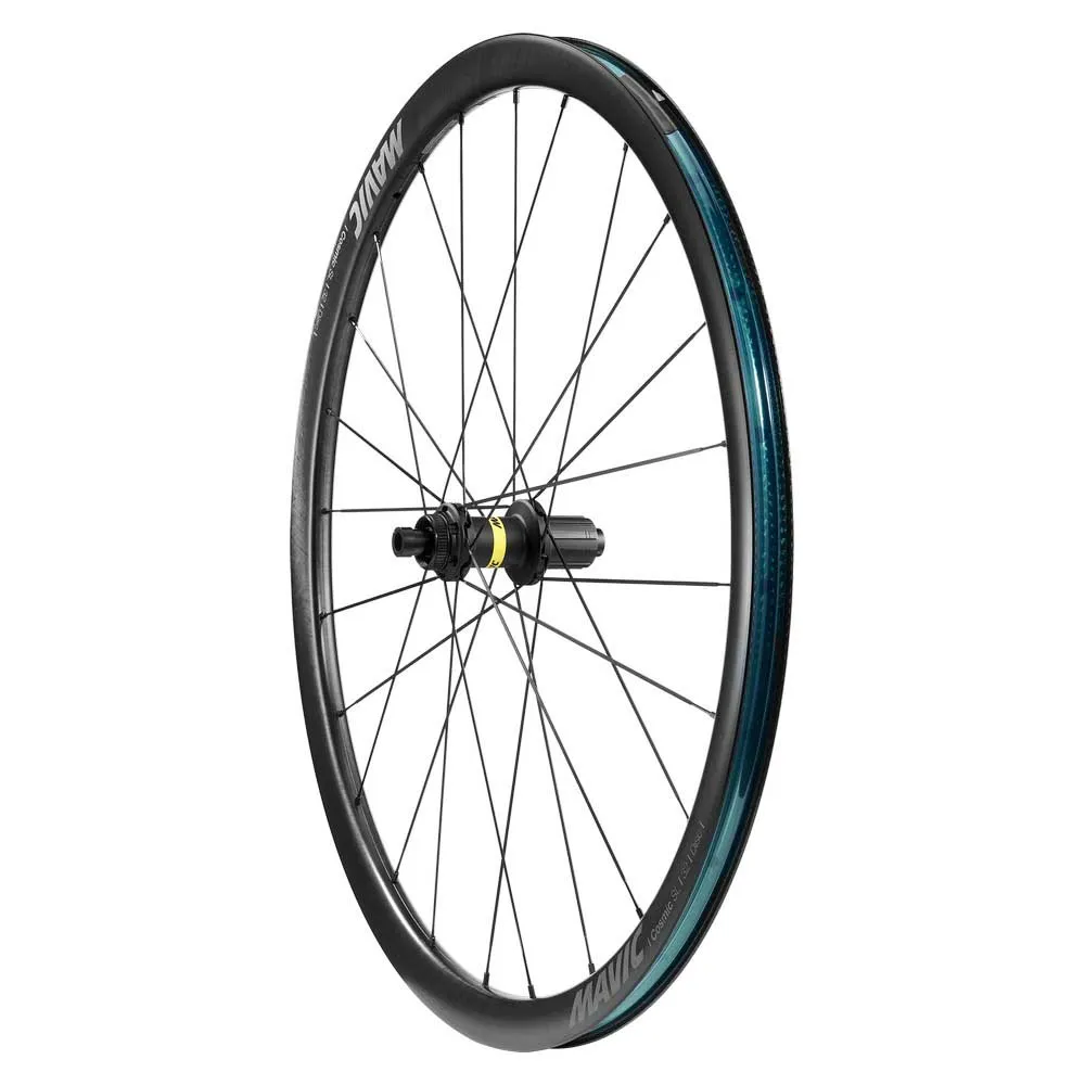 Mavic Cosmic Sl 32 Cl Disc Tubeless Landsvägscykelns Bakhjul, Black, 12 x 142mm, Shimano HG