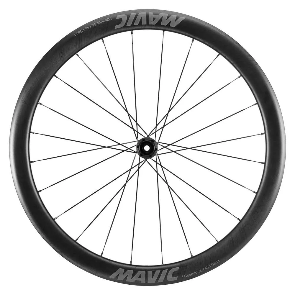 Mavic Cosmic Sl 45 Cl Disc Tubeless Framhjul För Landsvägscykel, Black, 12 x 100mm