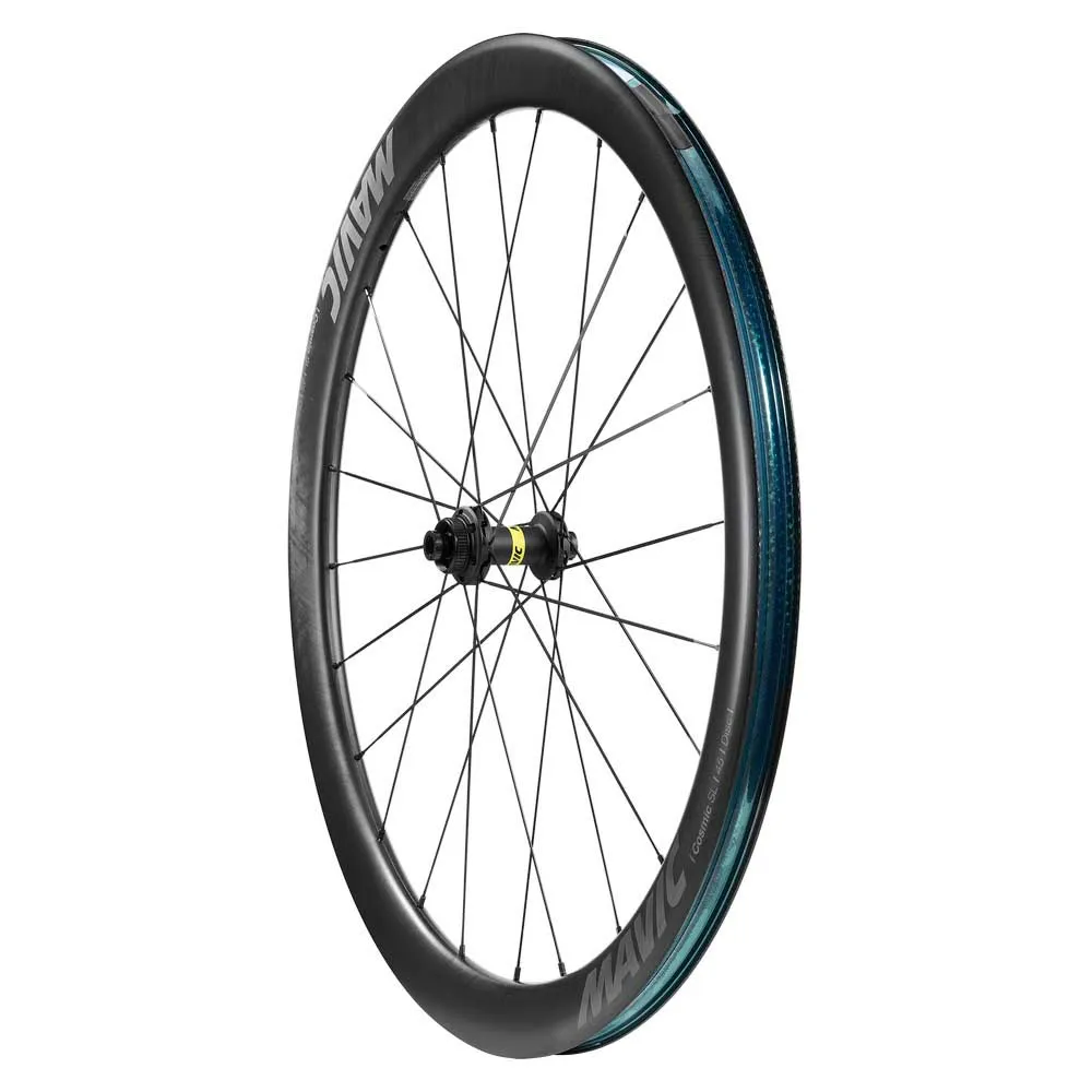 Mavic Cosmic Sl 45 Cl Disc Tubeless Framhjul För Landsvägscykel, Black, 12 x 100mm