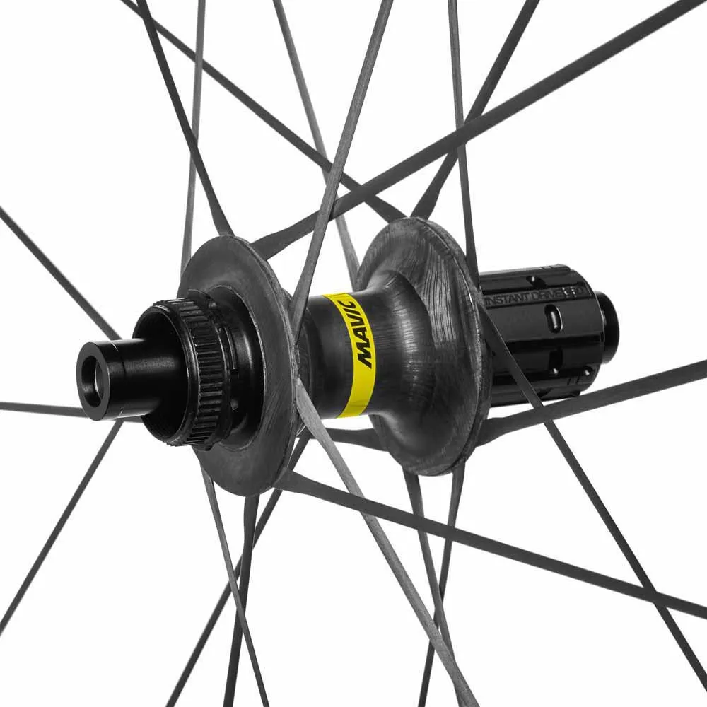 Mavic Cosmic Ultimate 45 Disc Cl Tubeless Landsvägscykelns Bakhjul, Black, 12 X 142mm, Shimano/Sram HG