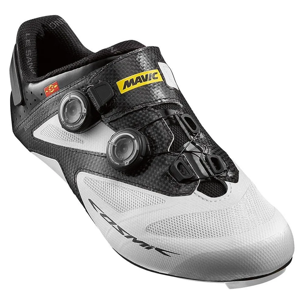 Mavic Cosmic Ultimate Landsvägscykelsko, White / black / black Mavic Cosmic Ultimate Landsvägscykelsko, White / black / black