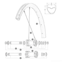 Mavic Crossmax Elite Carbon Framfälg