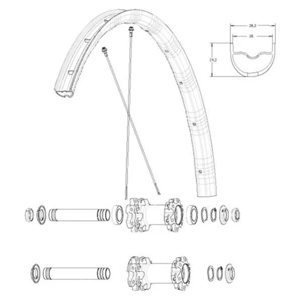 Mavic Crossmax Elite/xa Elite 29 Framhjulsspekarna 12 Enheter, Black, 297mm Mavic Crossmax Elite/xa Elite 29 Framhjulsspekarna 12 Enheter, Black, 297mm