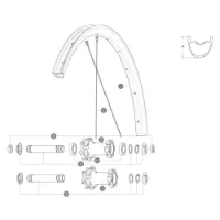 Mavic Crossmax Pro Carbon 19 Framfälg Mavic Crossmax Pro Carbon 19 Framfälg
