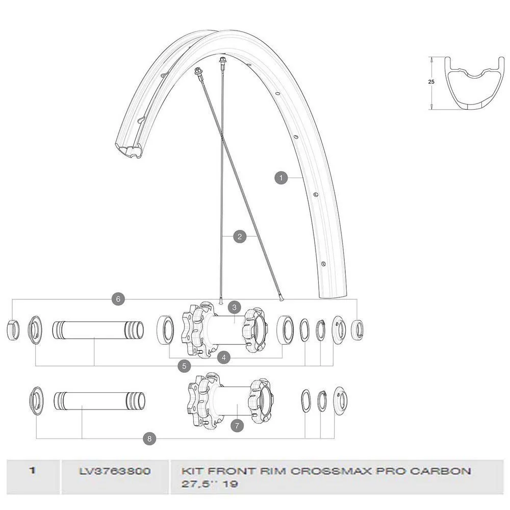 Mavic Crossmax Pro Carbon 19 Framfälg