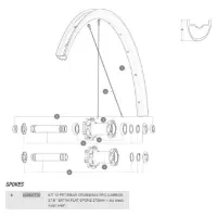 Mavic Crossmax Pro Carbon 27.5 Front/rear Ekrar 14 Enheter Mavic Crossmax Pro Carbon 27.5 Front/rear Ekrar 14 Enheter