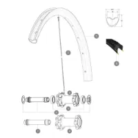 Mavic Crossmax Pro Carbon Framfälg Mavic Crossmax Pro Carbon Framfälg