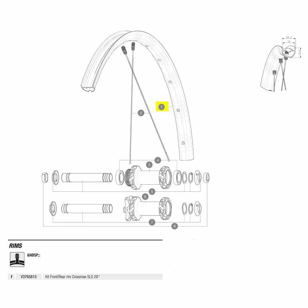 Mavic Crossmax Sls 29´´ Ekrar, Black, 29" Mavic Crossmax Sls 29´´ Ekrar, Black, 29"